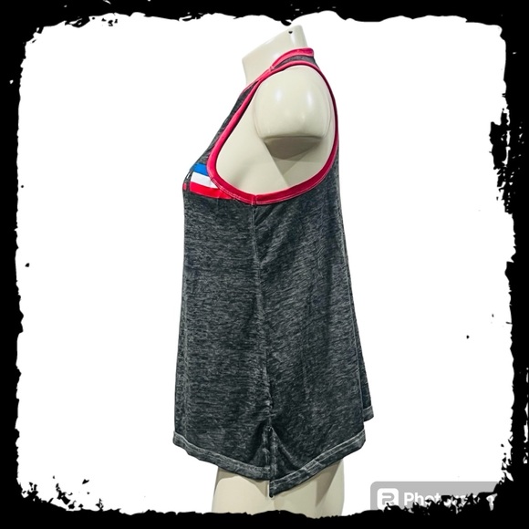 MODERN LUX Racer Back Patriotic Tank Top - Size M - Picture 3 of 7